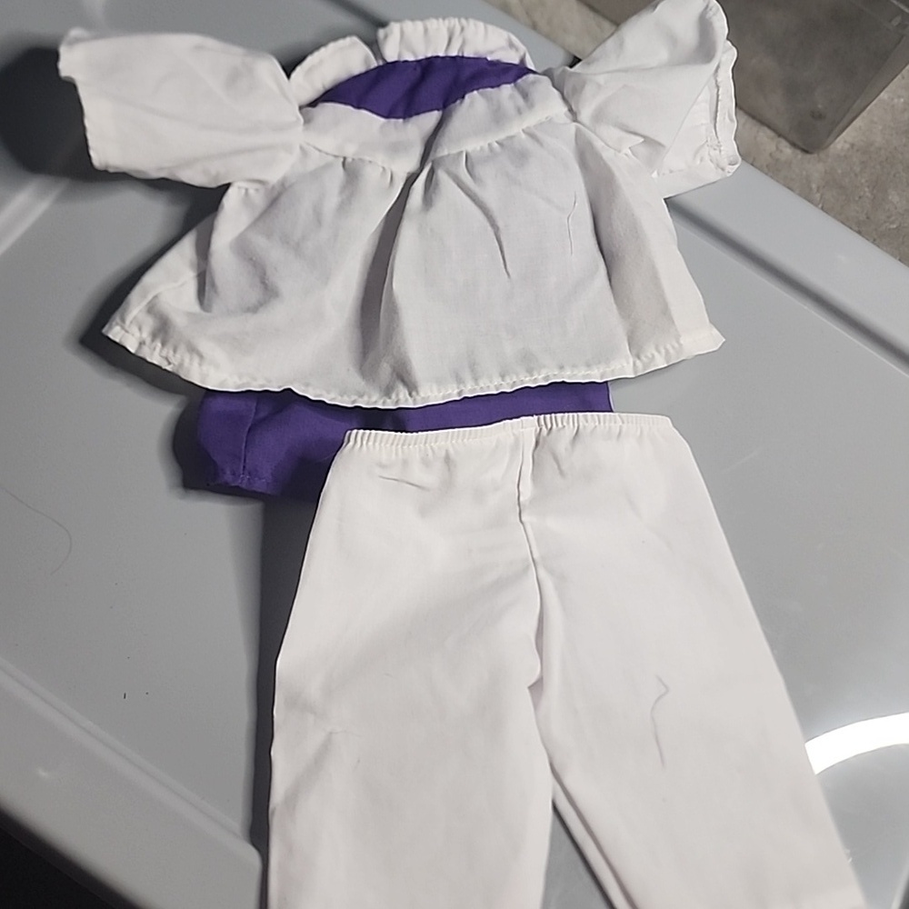 White and Purple doll outfit - Picture 3 of 3